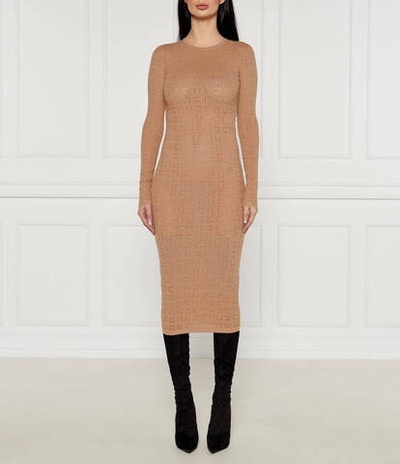 Кружевное платье Elisabetta Franchi - бежевый(AM05B46E2)