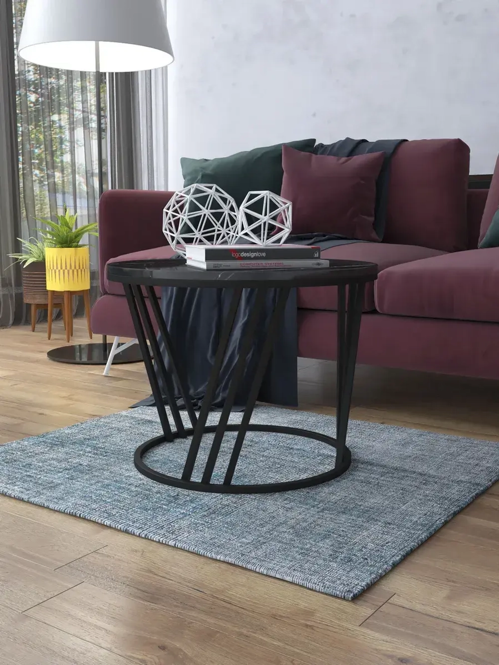 Журнальный стол Адидас - ЧЧГ - МДФ в ПВХ