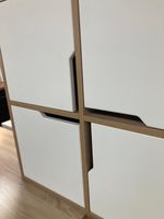 Стол письменный Квадро дуб сонома/белый