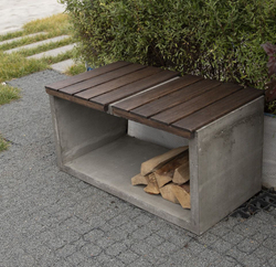 Сиденье для бетонной дровницы (Concretika)