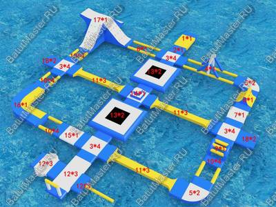 Аквапарк "Мир волн", 30*30*4 м
