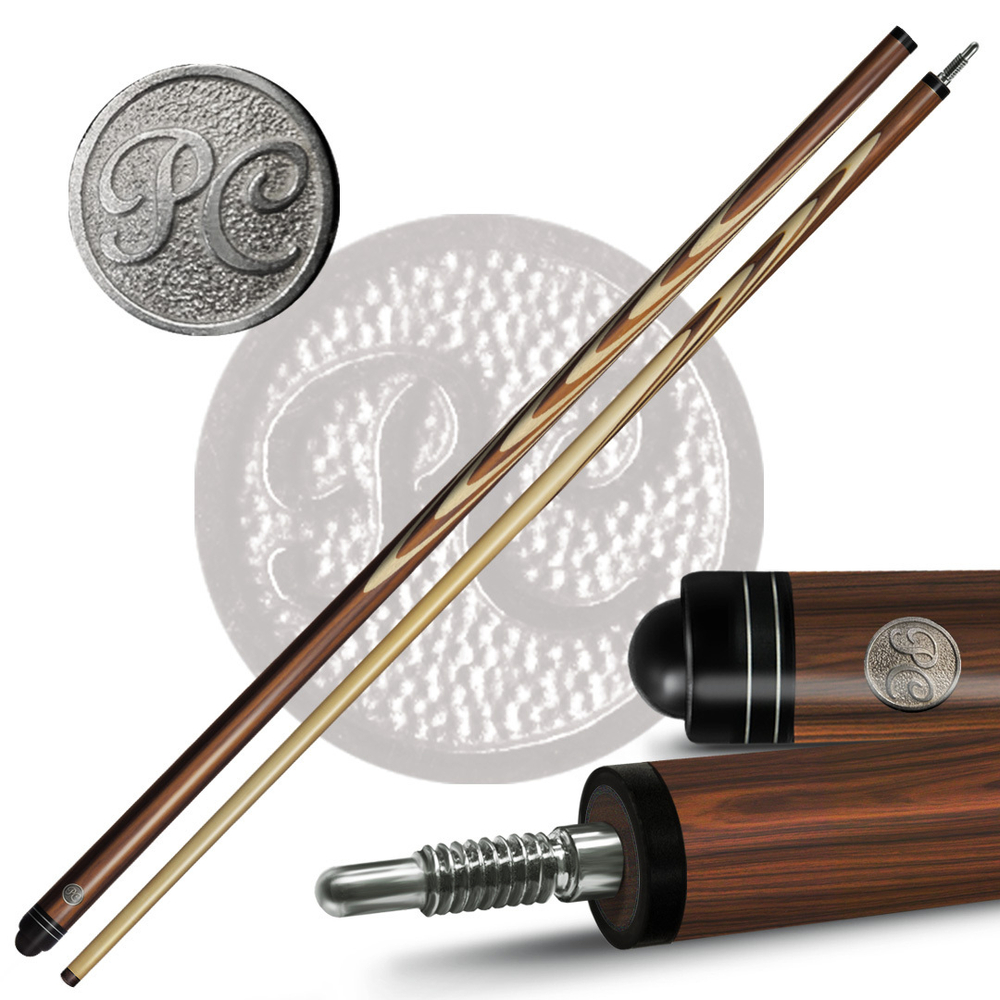 10-7-Р Кий Классик 17-запильный 2 РС, палисандр/граб(РС)