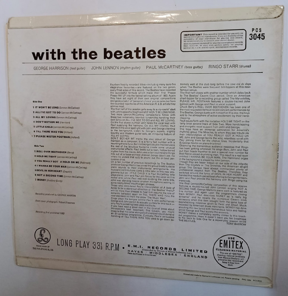 The Beatles With The Beatles (UK 1972)