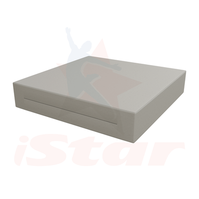 Мат "Зона приземления" - чехол белый хлопок - наполнение поролон - 2x2x0.4м