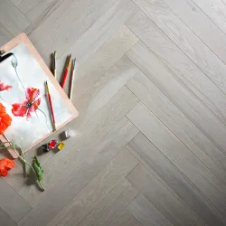 Инженерный паркет Coswick Дуб Серая Пейна (Paynes Grey) Шелковое масло ультраматовое