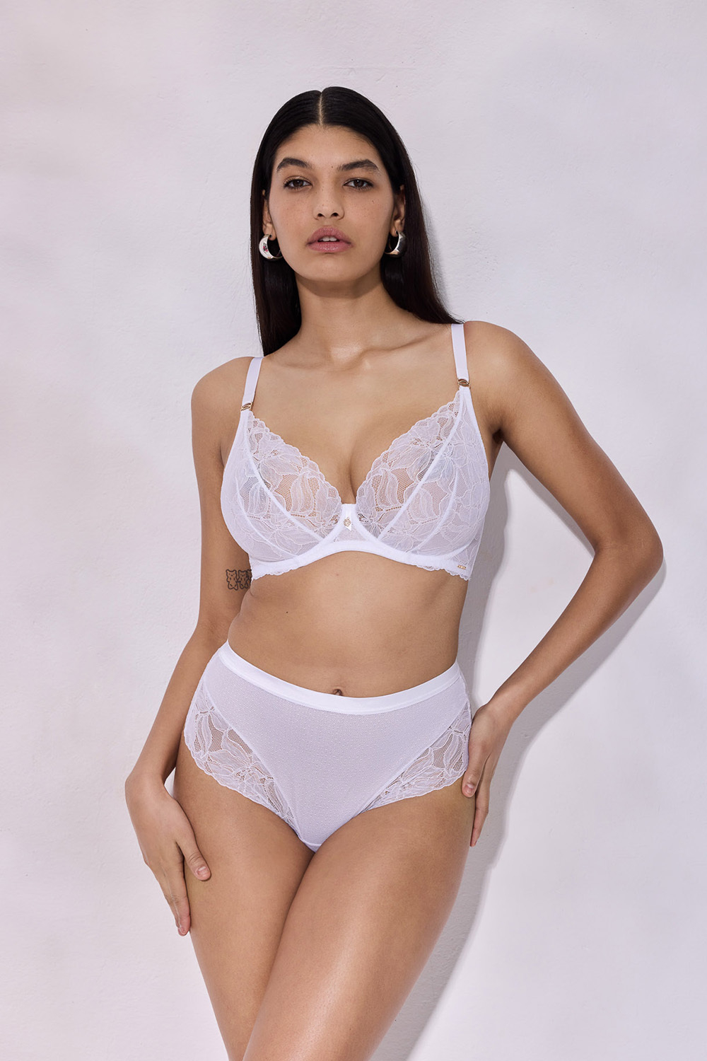Бюстгальтер Glow M White