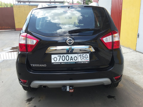 Фаркоп для Renault Duster (2010-)/ NISSAN TERRANO (2014-) (без электрики) (паспорт и сертификат) AvtoS.NS28