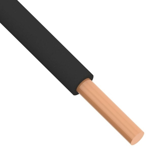 Провод установочный ПуВнг(А)-LS 1х6 силовой медный (ПВ-1) черный ГОСТ 31947 ККЗ KKZ40-00010446