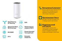 Домашняя Mesh Wi-Fi система TP-LINK Deco M4 (1-pack)