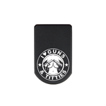 Пятка +3 патрона для магазинов Grand Power, ПЛК, CZ, Tanfoglio с гравировкой Люблю пушки