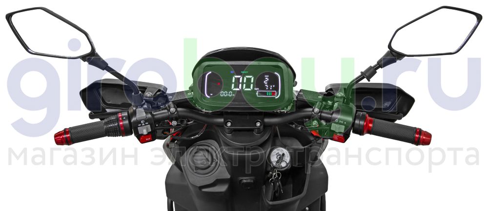 Электроскутер GT Tank 3000W (72V/60Ah) - Чёрный фото №14