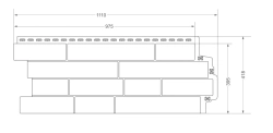 Фасадная панель Grand Line Сланец Элит Орех 0,39м2