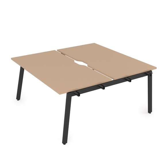 10БДНВ.278 Стол системы БЕНЧ, сдвоенный, на 2 рабочих места - начальный (1200*1435*750)