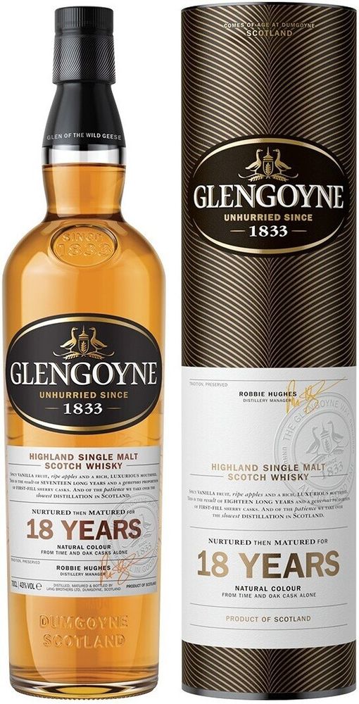 Виски Glengoyne 18 Years Old gift box, 0.7 л.