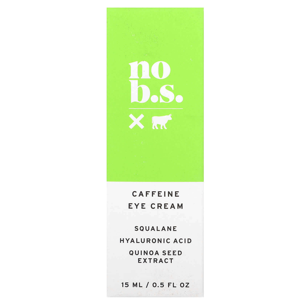 No BS Skincare, крем для области вокруг глаз с кофеином, 15 мл (0,5 жидк. унции)