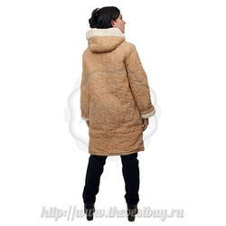 Женское пальто Анна  - разм. 42-54  (мод.925) - бежевое
