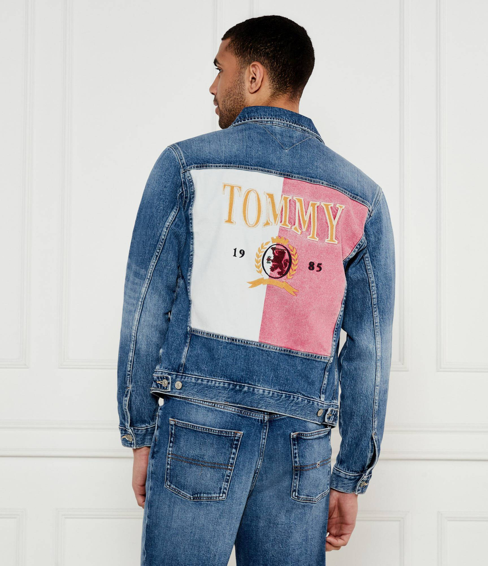 Джинсовая куртка Tommy Jeans - голубой(DM0DM21860)