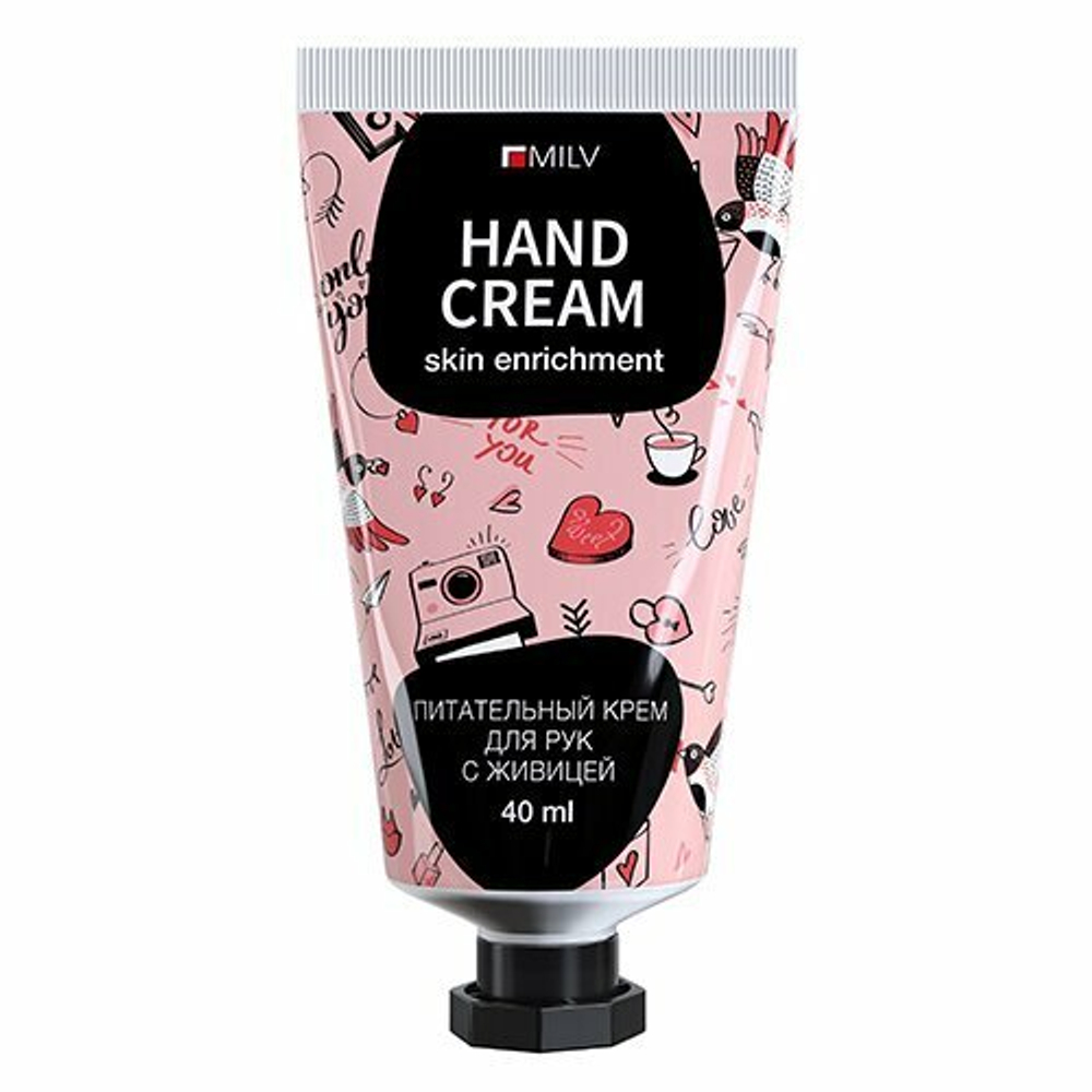 Milv Питательный крем для рук с живицей Арбуз, 40мл