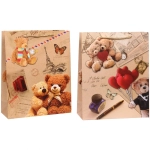 Пакет подарочный «Милый мишка» 26*32*10 см, микс