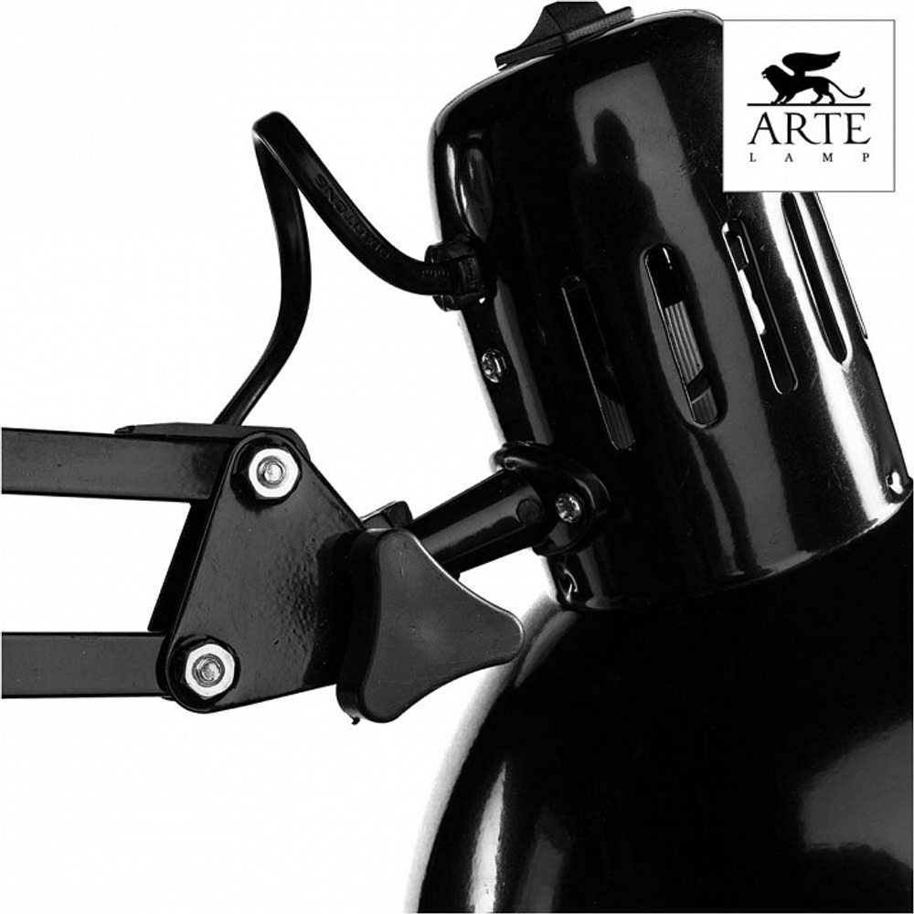 Настольная лампа офисная Arte Lamp Senior A6068LT-1BK