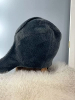 шапка зимняя ушанка из мягкого экомеха меховая