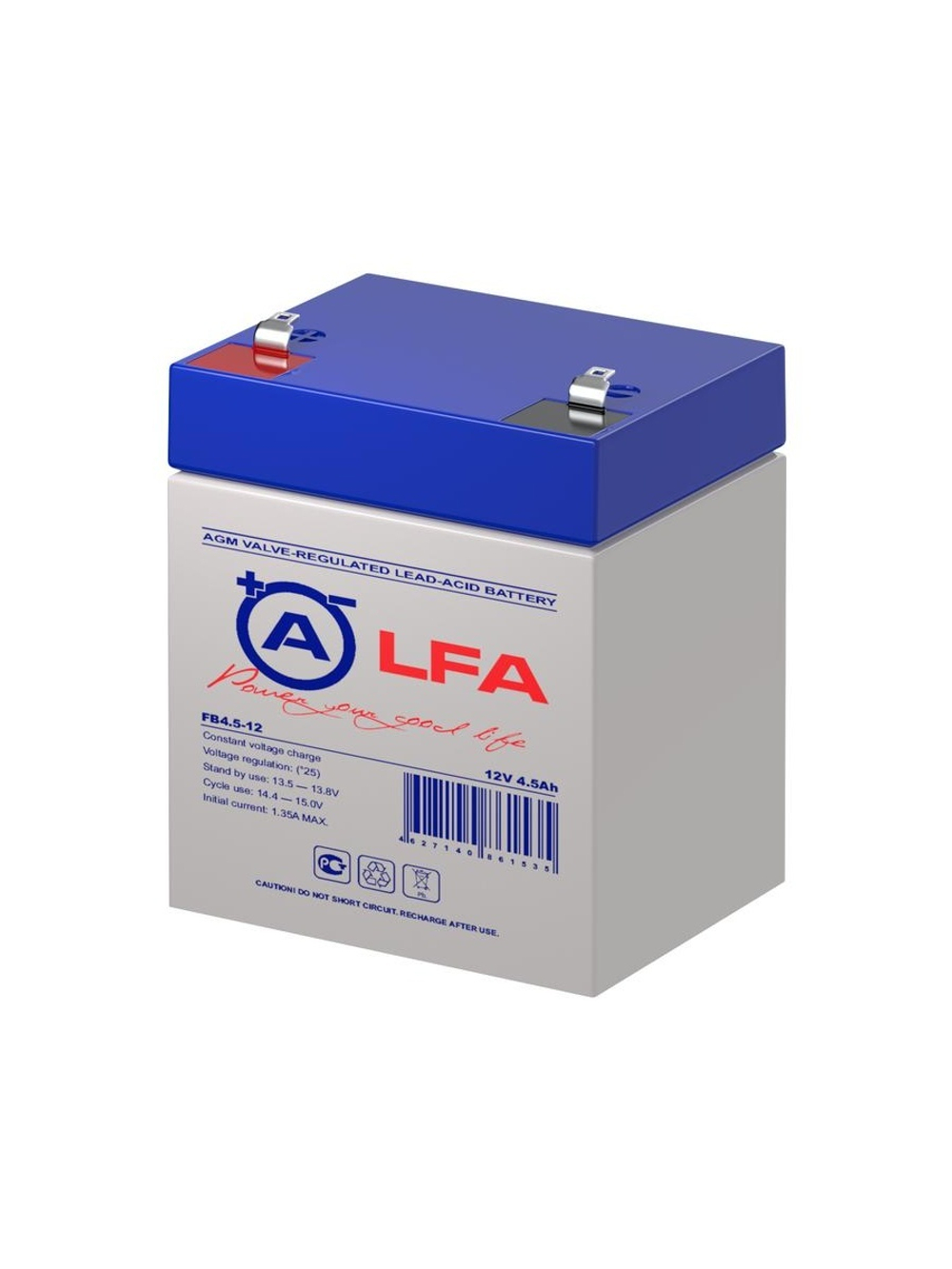 Аккумулятор 12В 4.5А.ч LFA FB4.5-12 LFA