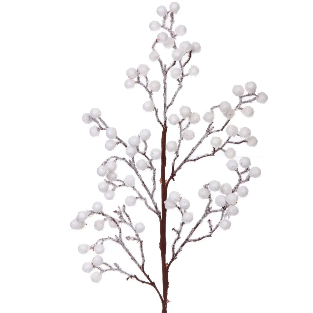 Ветка декоративная «Зимняя нежность» 70 см