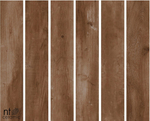 NT CERAMIC. Керамогранит Wood Cherry mat 120x20см