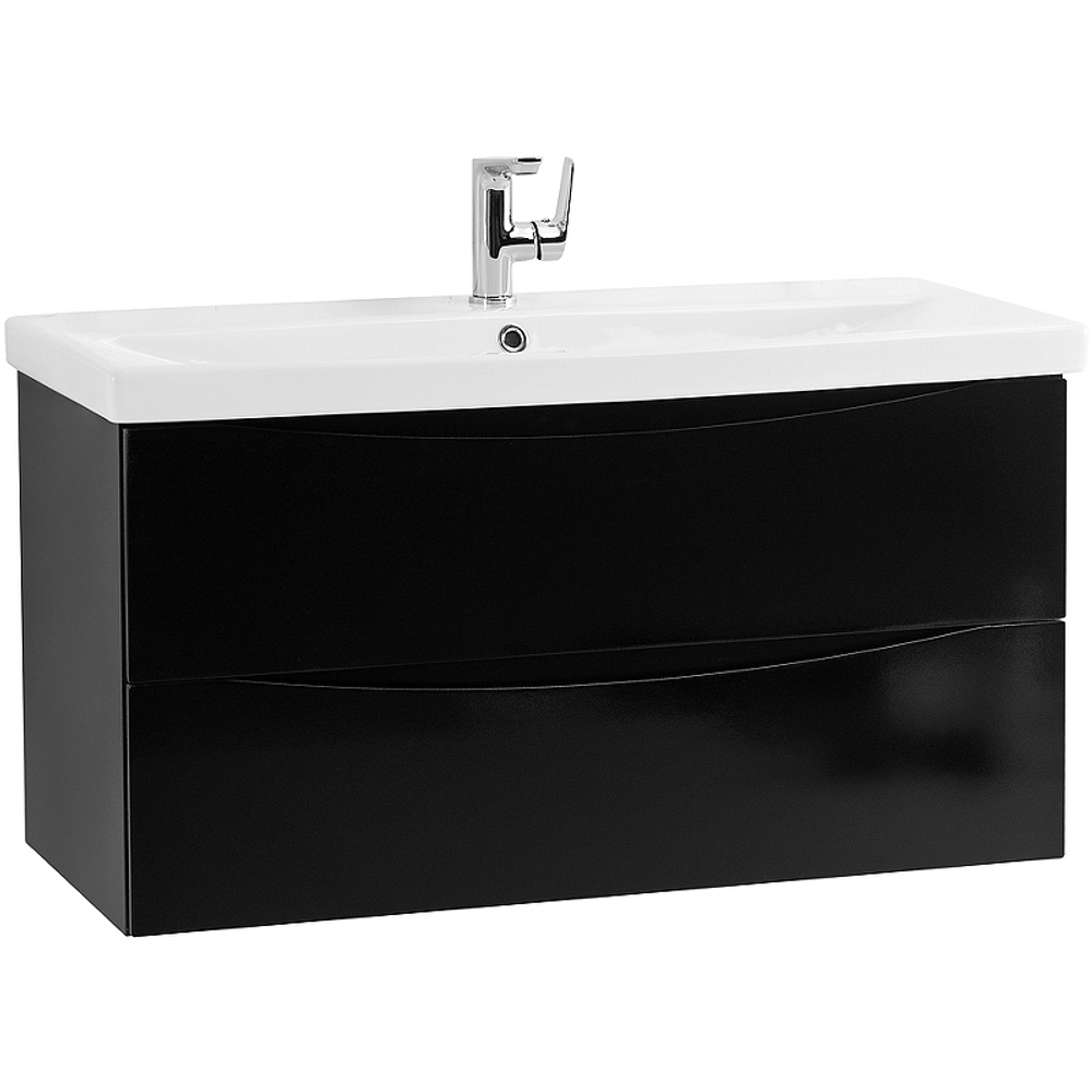 Тумба под раковину BelBagno Marino-Cer 80 MARINO-CER-800-2C-SO-NL-P подвесная Nero Lucido