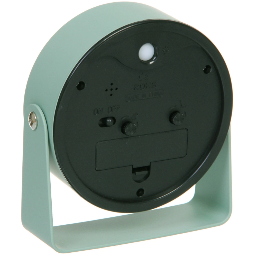 Будильник «GLORIA» 11*4см зеленый