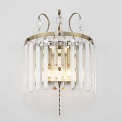 Citilux Инга CL335323 Бра хрустальное с выключателем Бронза