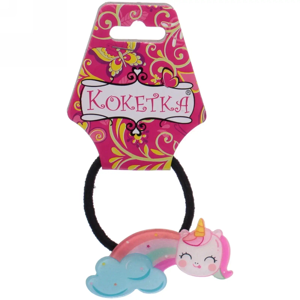 Резинка для волос 1 шт детская «Juiciness- Радуга», микс 6 цветов, d- 4 см