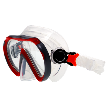 Маска для плавания детская Marlin Joy Red/Silver