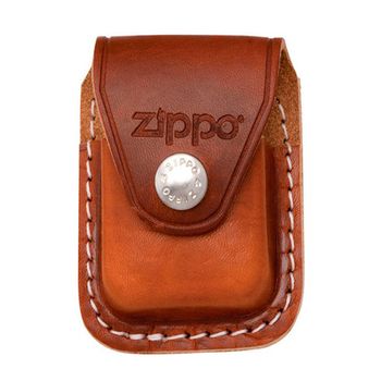 Чехол для зажигалки Zippo из кожи с металлическим клипом на ремень (LPCB)