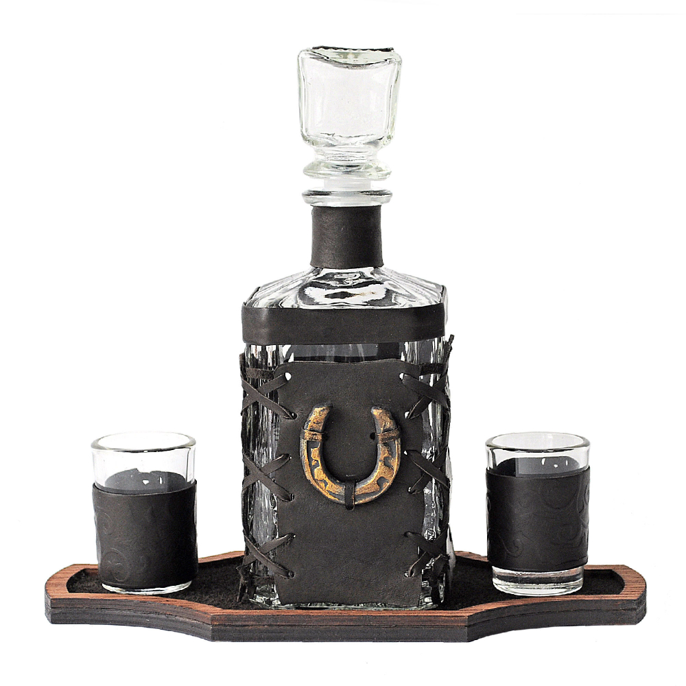 Графин декоративный «На удачу!». Цвет коричневый