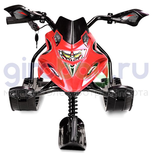 Детский электроснегокат White Siberia BELEK 800W - Красный