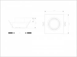 Встраиваемый светильник Denkirs Rond DK3121-WH