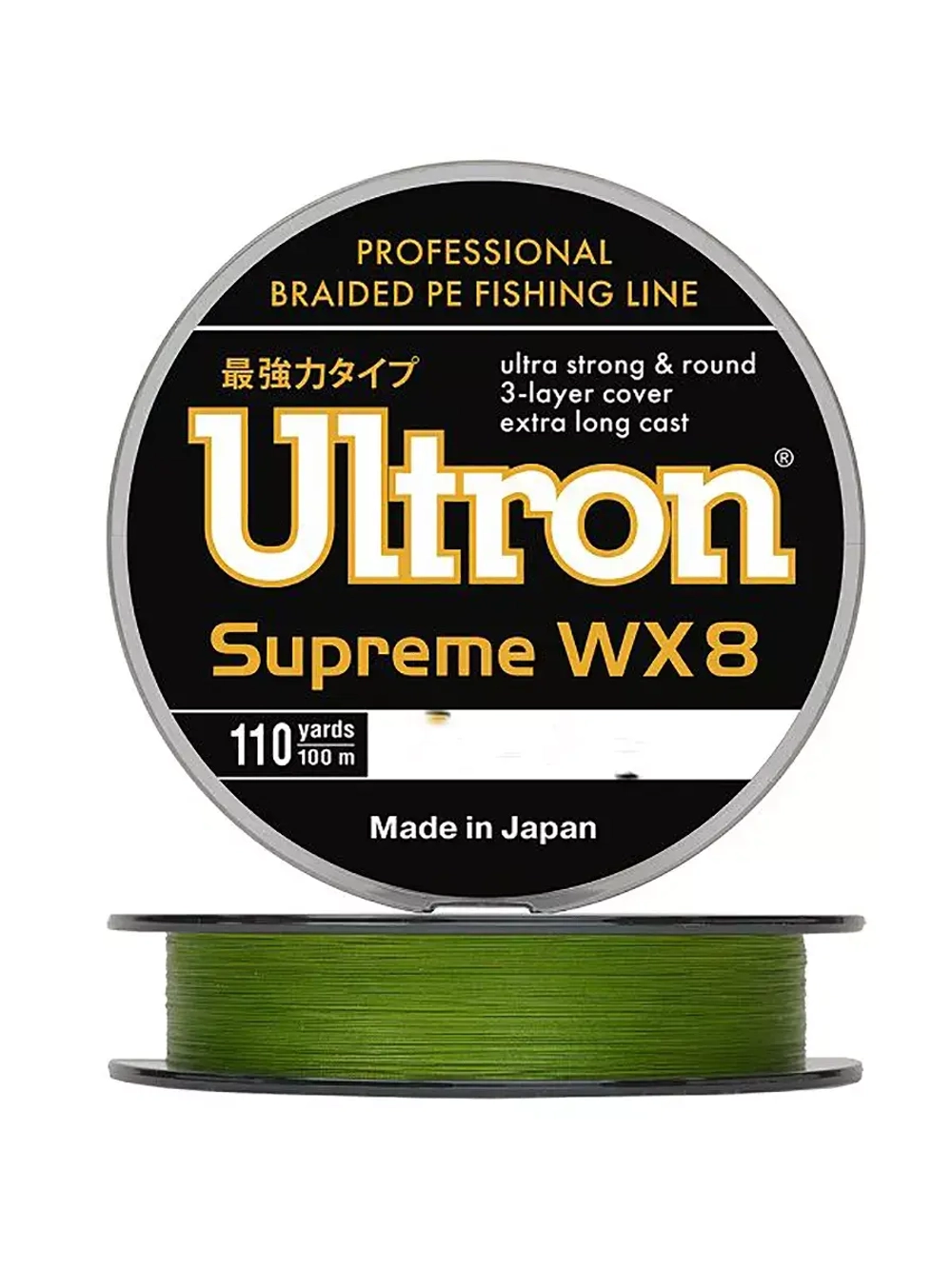 Плетеный шнур для рыбалки WX 8 Supreme 0,30мм, 30,0кг, 100м