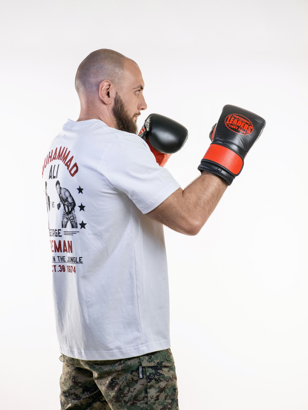 Перчатки снарядные Leaders  PRIME на липучке (черный/красный)