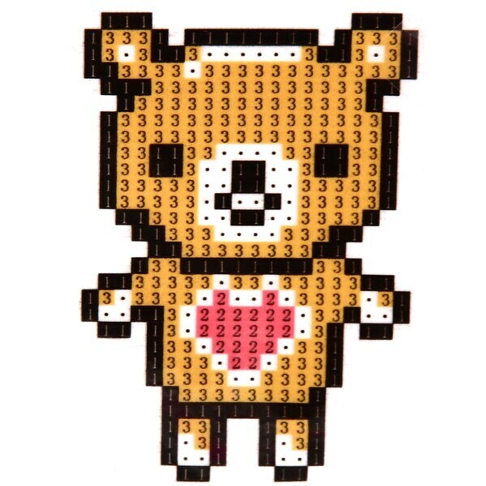 Алмазная мозаика 9*9см «Медвежонок» P158