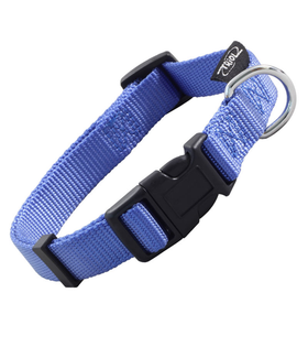Ошейник нейлоновый "Стандарт" L, синий, 25*450-680мм, Triol