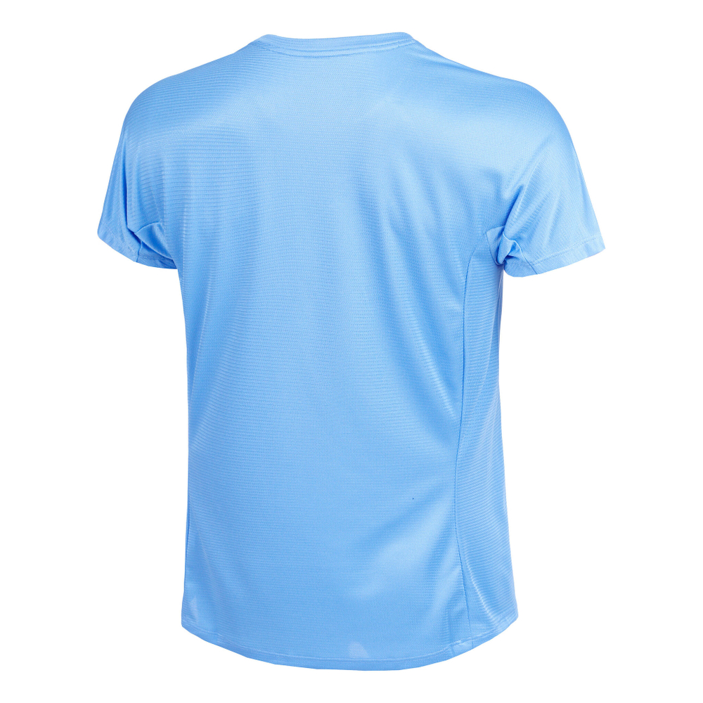 Мужское теннисное поло Nike Dri-Fit RAFA MNK Challenger T-Shirt Men - Light Blue