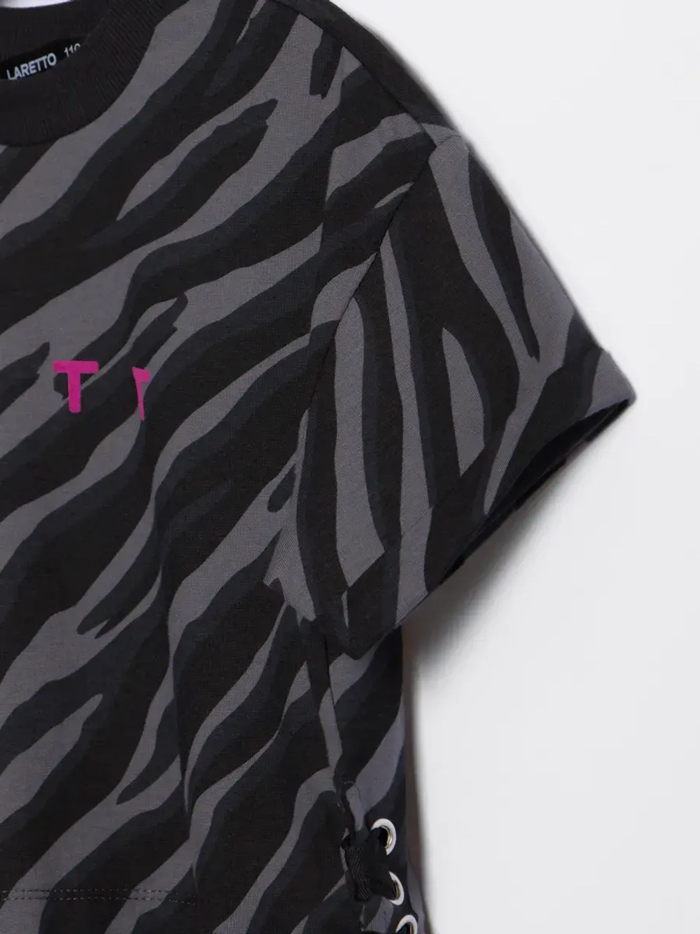 Футболка для девочки с принтом зебра