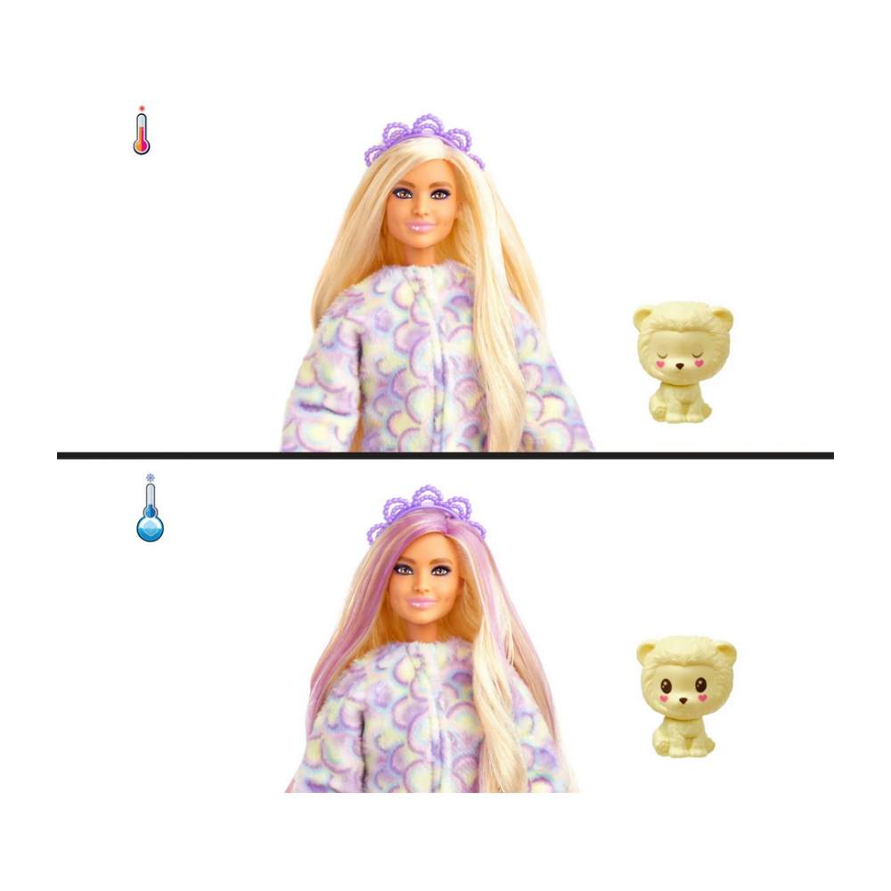 Barbie Cutie Reveal - Barbie Lion + Pet Doll HKR06 / артикул   HKR02 HKR06  / GTIN 194735106905