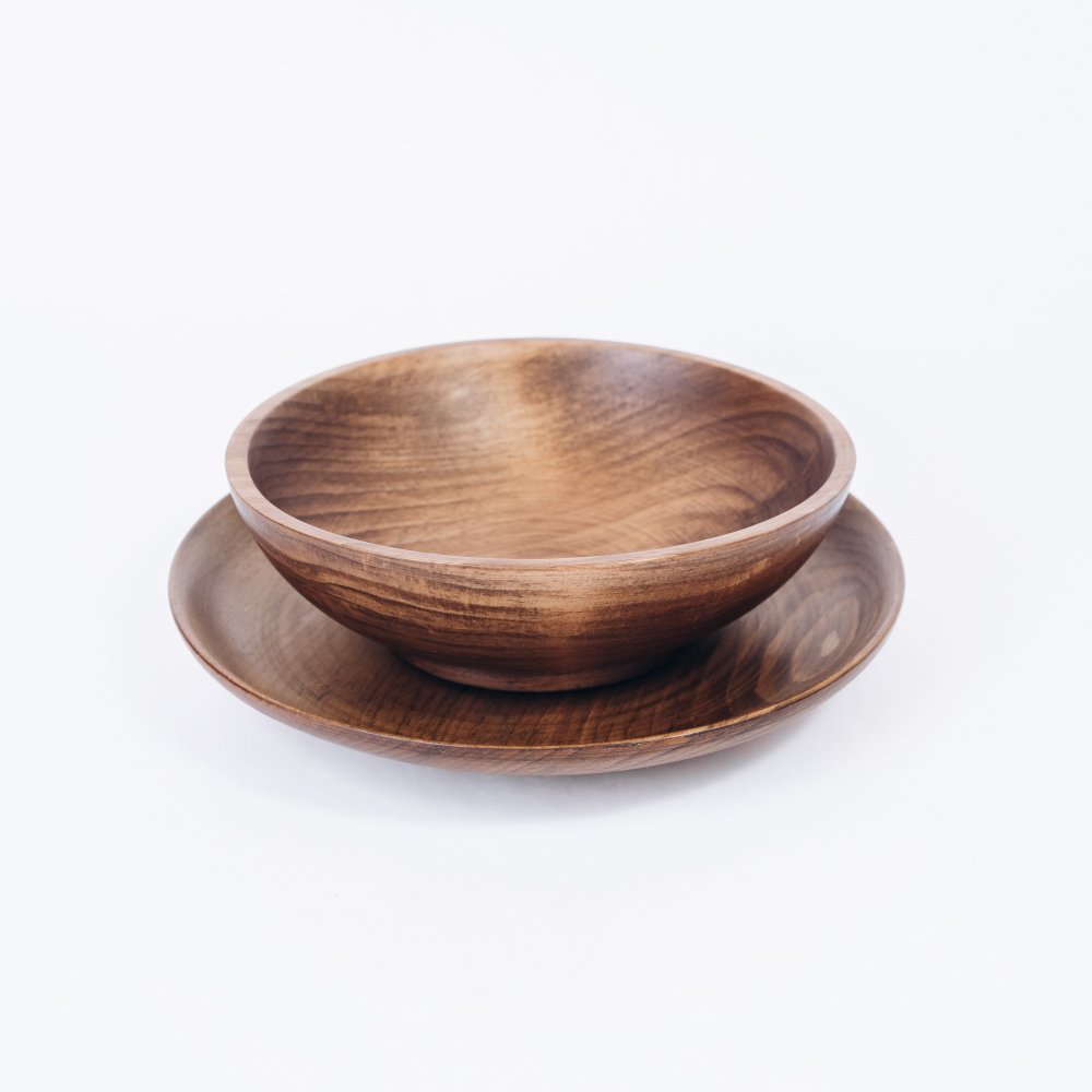 Набор деревянных тарелок Art of Siberia из кедра. TN50