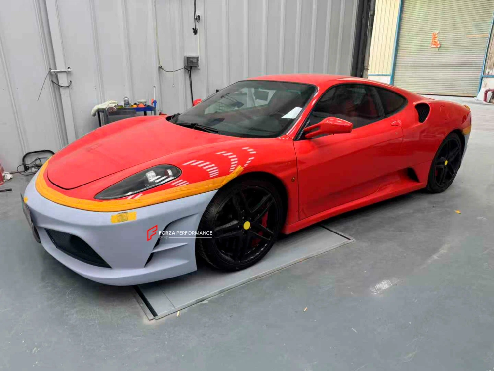 Карбоновый обвес переделка в Scuderia для FERRARI F430 Феррари