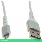 Кабель Cactus CS-LG.USB.A-1 USB (m)-Lightning (m) 1м белый