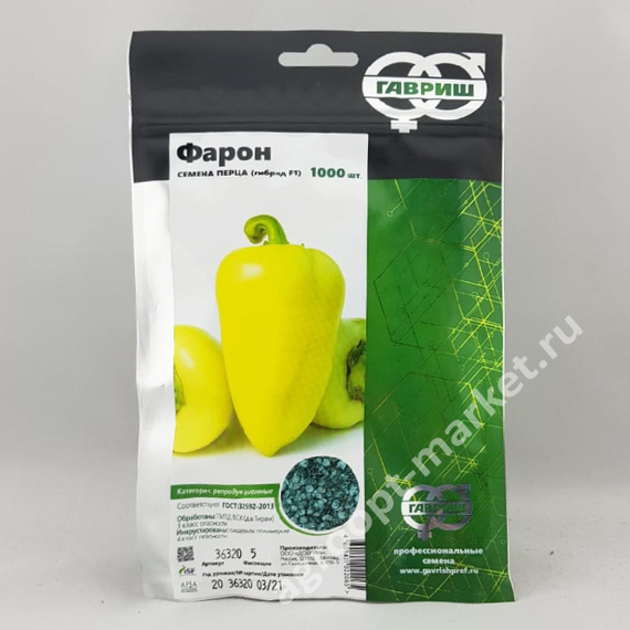 Фарон F1 семена перца сладкого (Гавриш) – фото 2