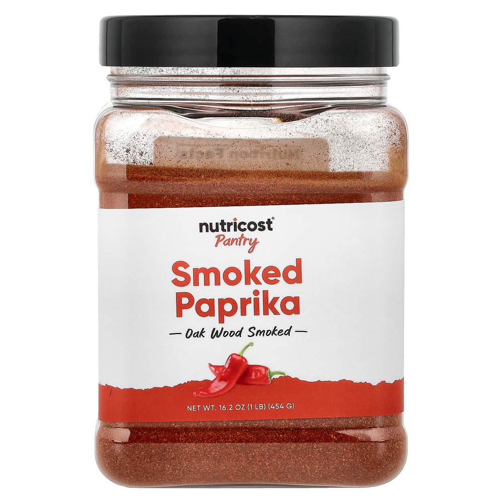 Nutricost, Pantry, копченая паприка, 454 г (16,2 унции)