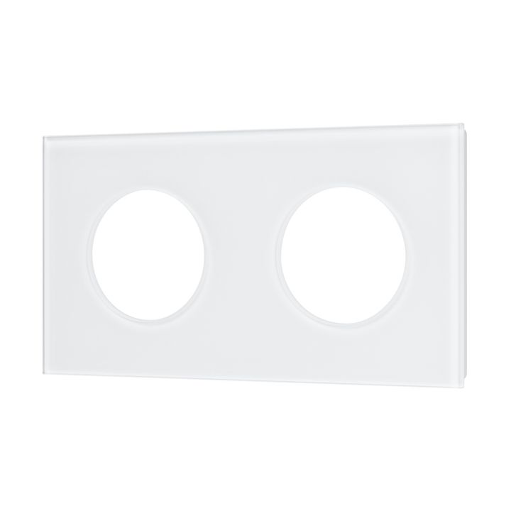 Рамка стеклянная FRM-GLARE-GC-2-WH Arlight 043835